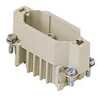 ILME CD series, Male Rectangular Insert, size 49.16, 15 pin, 10 amp, Crimp