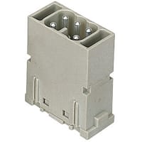 ILME Mixo series, Male Rectangular Insert, 5 pin, 16 amp, Standard Spring