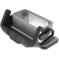 ILME Rectangular Base, Bulkhead mount, size 49.16, IL-BRID Single Latch