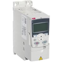 ABB Drives Machinery Drive, 3 HP, R1 Frame, 3-Phase, 480VAC, IP20L, ACS355 Series