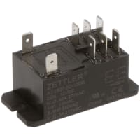 American Zettler, Inc. Relay, E-Mech, Power, DPDT, Cur-Rtg 30A, Ctrl-V 12DC, Vol-Rtg 600/30AC/DC, UL, CUR