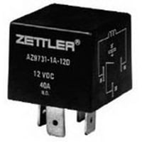 American Zettler, Inc. Mini-Iso Automotive Relay, SPDT, 40A, 24VDC, QC Tab Terminal, AZ9731 Series