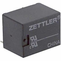 American Zettler, Inc. Relay, 6 A, 150 VDC/300 VAC, 5 VDC (Typ.), Sensitive, PCB, SPDT, 180 W, 