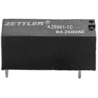 American Zettler, Inc. Relay, 10 A, 24 VDC, Subminiature Power, 2350 Ohms, Silver Cadmium Oxide, PCB