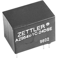 American Zettler, Inc. Relay, Subminiature Power Relay, PCB Mount, SPDT, 1280 Ohms +/- 10%, 30 W (Max.)