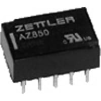 American Zettler, Inc. Relay;E-Mech;Latching;DPDT;Cur-Rtg 1, 2A;Ctrl-V 5DC;Vol-Rtg 250/220AC/DC;PCB Mnt