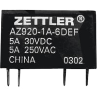 American Zettler, Inc. RELAY; ULTRA-SENSITIVE; SUBMINIATURE; SPST-NO; 5VDC; SEALED