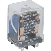 American Zettler, Inc. RELAY;13 AMP GENERAL PURPOSE POWER RELAY, SPDT