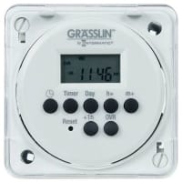 Intermatic Electronic Timer Module, 24-Hour/7-Day, Flush Mount, 120-277VAC