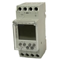 Intermatic Time Switch;2 Channel;24/7/365;400 Programs;Surface/DIN Mnt;120-240 VAC;50/60Hz