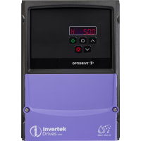 Invertek Drives AC Drive, Frame 2, 10.5A, 0.75Hp, 1 Phase, IP66, LED Keypad, Filter