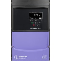 Invertek Drives AC Drive, Frame 3, 14A, 7.5Hp, 3 Phase, IP66, OLED Keypad+Disc, Filter