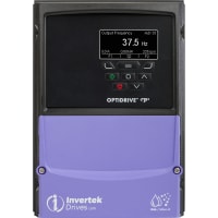 Invertek Drives AC Drive, Frame 2, 4.3A, 1Hp, 1 Phase, IP66, OLED Keypad, Filter, ODP-2 Series