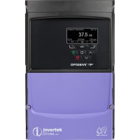 Invertek Drives AC Drive, Frame 3, 17A, 15Hp, 3 Phase, IP66, OLED Keypad+Pot, FSR, Disc, No Filter