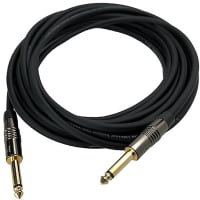 Io Audio Technologies Instrument Cable, Shielded, 15 FT, 1/4" Plug, 20 AWG, TCH Series