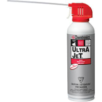 ITW Chemtronics Ultrajet Duster, 10 oz, Aerosol, High Pressure Compressed Gas Duster, SL: 5 yrs