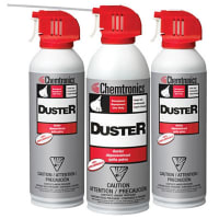 ITW Chemtronics Duster, 12 oz, Aerosol, Non-Flammable, Residue-Free, No VOC, 100% Ultra-Pure HFC-134a