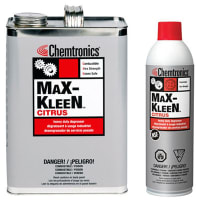 ITW Chemtronics Cleaner, Max-Kleen Citrus, Solvent cleaner, 15 oz. aerosol