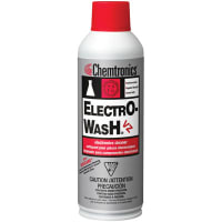 ITW Chemtronics Electro-Wash VZ, Solvent Cleaner, 12 oz (355mL), Aerosol, Nonflammable, All-Way Spray