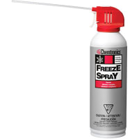 ITW Chemtronics Freeze Spray, 10 oz, Aerosol, Circuit Refrigerant System Lowers Temp -60DegF, Clear