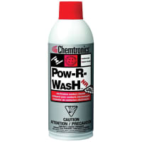 ITW Chemtronics Pow-R-Wash NR, Contact Cleaner, 12 oz (355mL), Aerosol, Removes Oil & Oxides