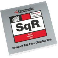 ITW Chemtronics SQR Compact Fiber Optic Cleaning System, 10 bonded wipes per pad 4" x4"