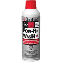 ITW Chemtronics Contacts Cleaner, Nonflammab, No Residues, Quick Dry, Aerosol, Pow-R-Wash Series