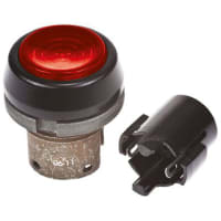 ITW Switches Panel Mount Indicator Lens Rectangle Style, Red