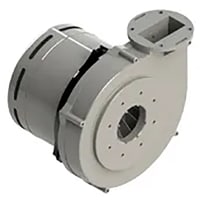 AMETEK DFS Blower, 7.6 In., 120VAC, Closed Loop, 1 Stage, High Output