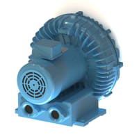 AMETEK DFS Regenerative Blower, 4.0 HP, TEFC, 230/460-3-50/60