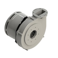 AMETEK DFS Blower, 120V, 250W, 7.6 In., Nautilair, pre-mix, large flange, hi output