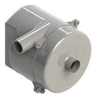 AMETEK DFS Blower, Canister, 240VAC, 203CFM, Dia-In 1.75", Dia-Out 1.75", Dim 145mmDia.x130.3mmL