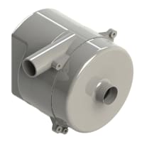 AMETEK DFS Blower, Canister, 240VAC, 160CFM, Dia-In 1.75", Dia-Out 1.75", Dim 145mmDia.x157.23mmL