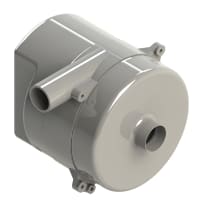 AMETEK DFS Blower, Canister, 48VDC, 160.3CFM, Dia-In 2.75", Dia-Out 2.5", Dim 145mmDia.x18.03mmL