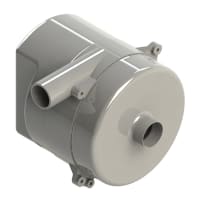 AMETEK DFS Blower, Canister, 120VAC, 168CFM, Dia-In 1.75", Dia-Out 1.75", Dim 145mmDia.x134.62mmL