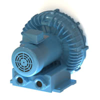 AMETEK DFS Regenerative Blower, 3.0 HP, TEFC, 575-3-50/60