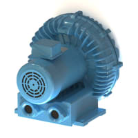 AMETEK DFS Regenerative Blower, 4.0 HP, TEFC, 575-3-50/60