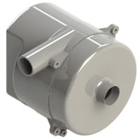 AMETEK DFS Blower, Centrifugal, 240VAC, 145x184.91mm, 90CFM, 400W, Terminals: Speed Control