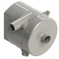 AMETEK DFS Blower, Canister, 240VAC, 125CFM, Dia-In 1.75", Dia-Out 1.75", Dim 145mmDia.x132.59mmL