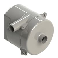 AMETEK DFS Blower, Canister, 240VAC, 90CFM, Dia-In 1.75", Dia-Out 1.75", Dim 145mmDia.x184.91mmL