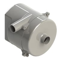 AMETEK DFS Blower, Canister, 240VAC, 102CFM, Dia-In 1.75", Dia-Out 1.75", Dim 145mmDia.x159.26mmL