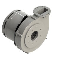 AMETEK DFS Blower, 120V, 250W, 7.6 In., Nautilair, pre-mix, large flange, closed loop