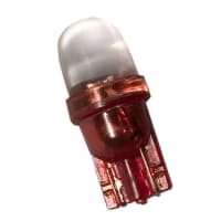 JKL Components Corporation LED Reflector Bulb, Wedge, Red, 9 mm Lamp, 10mm dia., 12 V dc