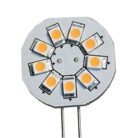 JKL Components Corporation LED Reflector Bulb, G-4, Warm White, Multichip, 12 V ac/dc, 24 V dc