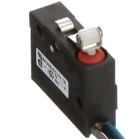 Johnson Electric Switch, Snap Action, Sealed, SPDT, NO/NC, Short Roller Actuator, 5A, 250VAC, Wire Term