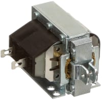 Johnson Electric Solenoid, Laminate, Pull, Foot Mounted, Solder Lug, 120VAC/60Hz Cont, 87.40 Ohms, 9.5W