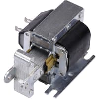 Johnson Electric Solenoid, Laminate, Pull, Foot Mounted, Solder Lug, 240VAC/60Hz Cont, 82.0 Ohms, 17.5W