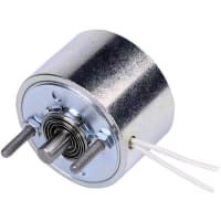 Johnson Electric Solenoid, Uni-Directional, Rotary, Threaded Stud, Flying Leads, 24.9VDC Cont, 49.8@25%