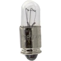 Johnson Electric Lamp, Incandescent, T-1 3/4", Midget Grooved, 28 V, For TH5 and TH25 Switch