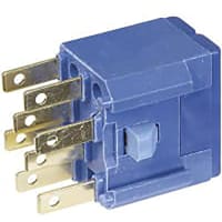 Johnson Electric Switch Body;TP2 Series;Latching;18x24mm;Exposed Bezel;IP40;Solder;16.2mm Dia Mtg